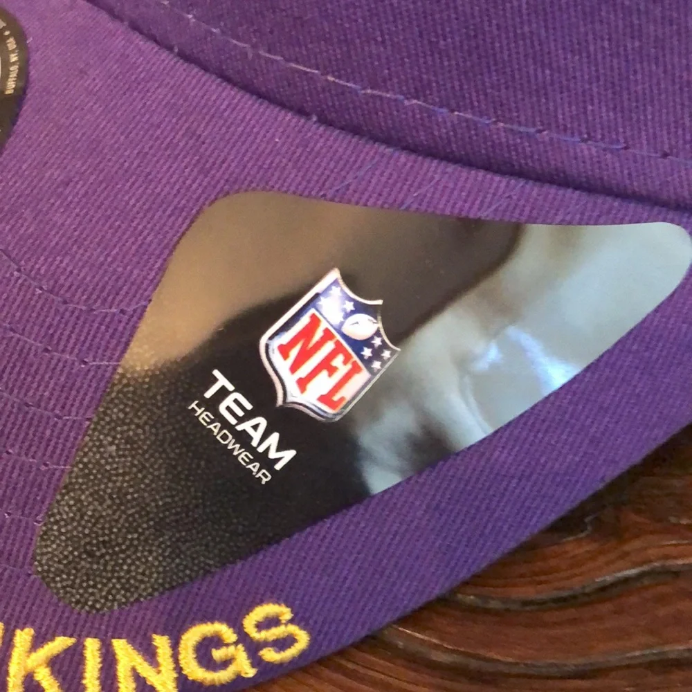 New Era Purple Minnesota Vikings U-Line Custom 9FORTY Adjustable Hat